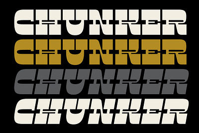 Chunker Display 50% OFF! bold chunky display font slab serif typeface typography