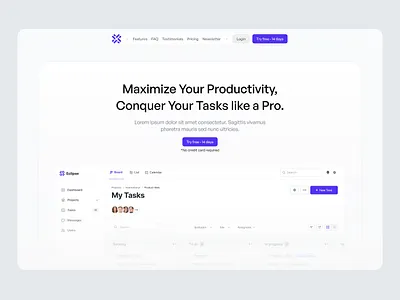Eclispe - Productivity app app design graphic design product ui ux vector