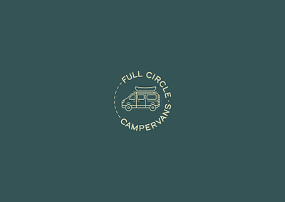 Full Circle Campervans adobe illustrator adventure branding campervans client craftsmanship design explore fullcirclecampervans graphic design handcrafted logo design nomad nomadic lifestyle outdoors travel van builder vector visual identity