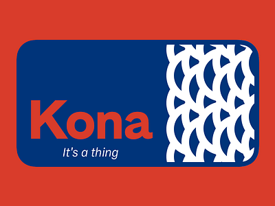 KONA branding graphic design logo
