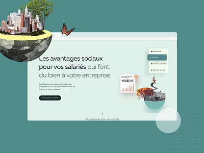 Benefiz - Website art direction branding design developpement graphic design illustration ui ux web