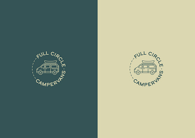 Full Circle Campervans adobe illustrator adventure brand campervan client craftsmanship creative design explore fullcirclecampervans graphics handcrafted logo nomad nomadic lifestyle travel van builder van life vector visal identity