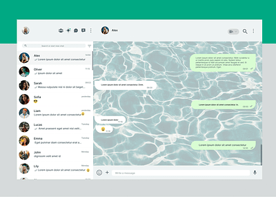 Direct Messaging - Daily UI 013 chat daily daily ui 013 dailyui013 design direct messaging message message app messaging app ui ui design uix101 ux web webapplication