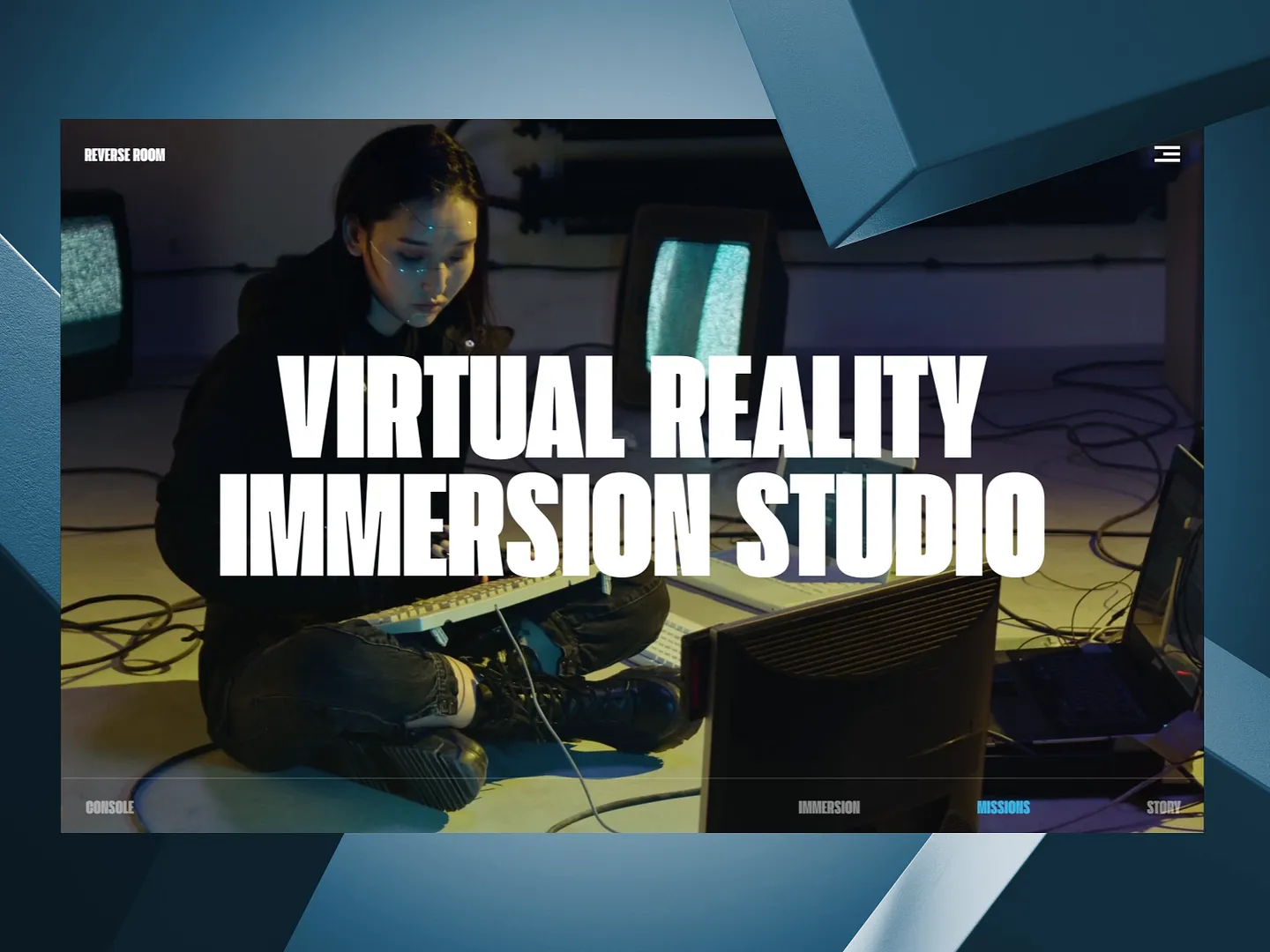 Innovative Virtual Reality Website Design for Immersion Studios