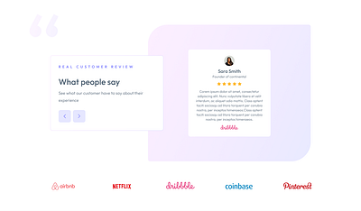 testimonial section figma ui ux