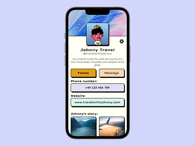 Daily UI Challange #10 Profile screen app best shot branding challange daily daily ui design figma graphic design illustration ios logo malewicz michal malewicz mobile neobrutalism typography ui user interface ux