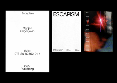 ESCAPISM Font animation branding design graphic design illustration logo typography ui ux vector