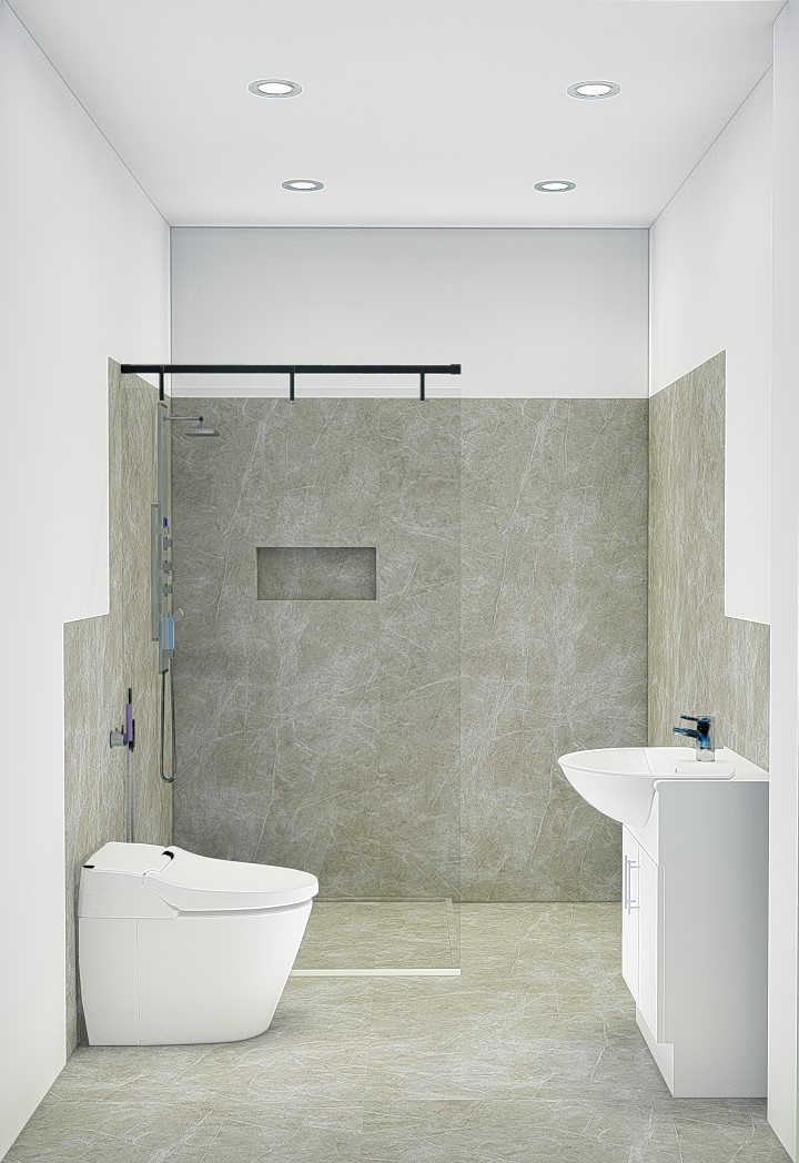 Luxurious Toilet Design 3d animation architecture design exteriordesign graphic design highrisebuilding illustration interiordesign logo luxurious toilet design toilet design toilet interior