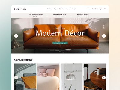 Furniture Ecommerce Website & Responsive app branding design ecommerce furniture landingpage ui ux website