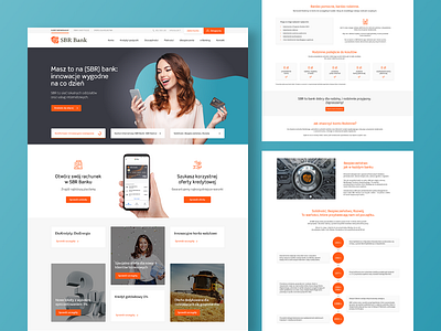 SBR Bank - Website with perfect layout 🙌 branding graphic design ui