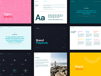 Arete / Brand Book app brand brand book brand identity brand strategy branding clean colours design digital design digital product healthcare ios logo minimalist sports typography ui ux visual identity