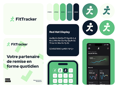 FitTracker - Mobile App app branding design logo product design ui ux