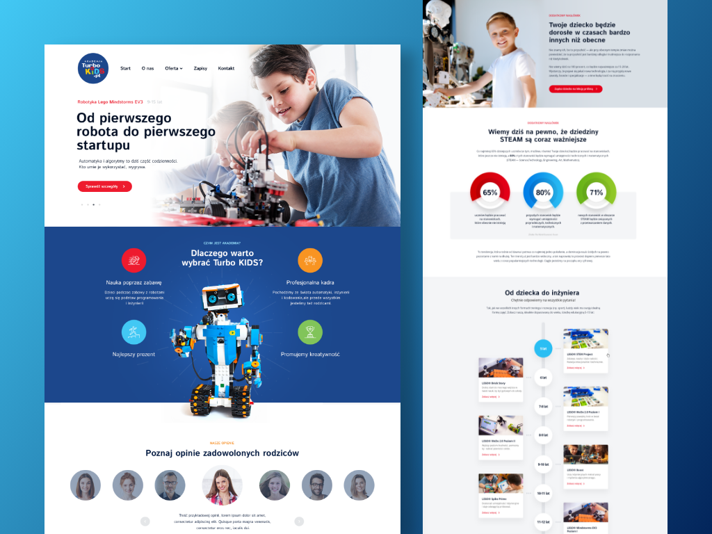 Turbokids - Website for children and young people by ALFA BRAVO on