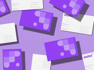 Daba Finance | Brand Identity art direction branding business card graphic design logo mock up typography