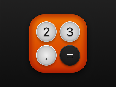 Calculator Icon app app icon bradning calculator color colorful concept design icon icon design skeumorphism ui user interface uxui