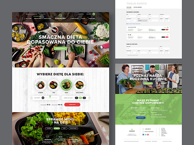 Kuroniowe diety - Website with Diet for You 🙌 3d branding graphic design logo ui