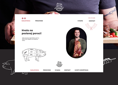 Butchery - web design butcherweb butcherywebdesign figma meatdesign webdesign