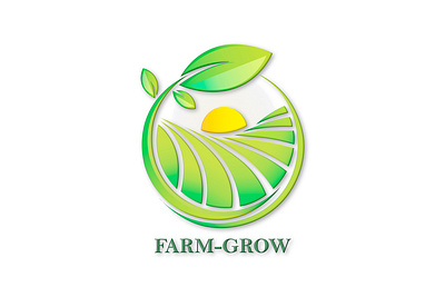 Farm Grow official logo 3d animation branding graphic design logo motion graphics ui