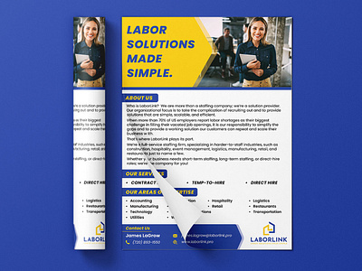 Staffing Agency Marketing Flyer Design 3d advertising animation branding brochure design digital agency graphic design graphics master hiring flyer labor service flyer logo marketing materials pixel pulse bd proposal shidulislamgfx staff hiring staffing agency ui vector