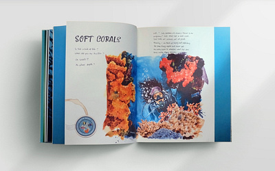 Art of The Ocean - Book Pages art book book design design graphic design handwriting illustration indonesia journal layout minimalist ocean painting photography publication sea surrealism ui underwater watercolor