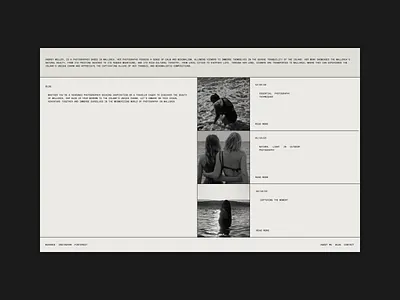 Photography Portfolio Template Issue 127 beige blog creative market editorial freelance layout lines minimal minimaldesign photography portfolio showit template typography ui ux web webdesign