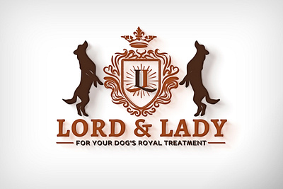 Logo Design Complete for Dog Treatment Royal Clinic 3d animation branding dog logo dog treatment logo graphic design logo motion graphics royal dog logo ui