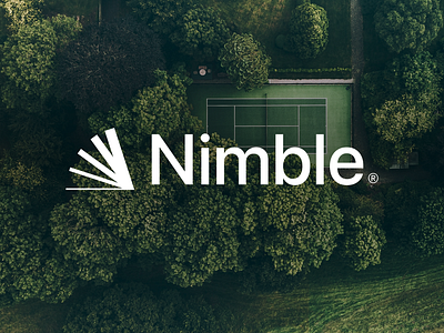 Nimble brand branding buro design erneue graphic design green identity logo logomark sport tennis wear