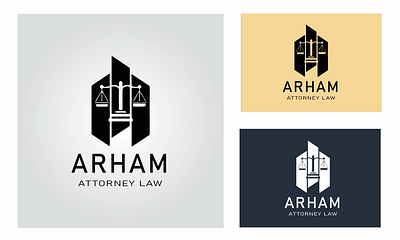 ARHAM - Logo Design 3d branding graphic design logo