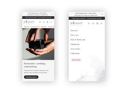 Shopify mobile app: Beauty product store mobile UI beauty product beauty ui eccomerce store mobile first mobile skincare mobile ui shop ui shopify shopify design shopify store shopify ui skincare skincare ui ui design