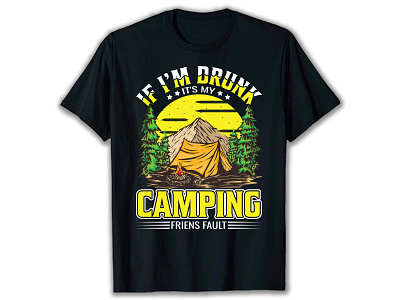 Camping t shirt design amazon branding camp campfire custom t shirt design hiking illustration merch by amazon t shirt t shirt art t shirt design t shirt illustration t shirts tee tshirtdesign typography t shirt vector