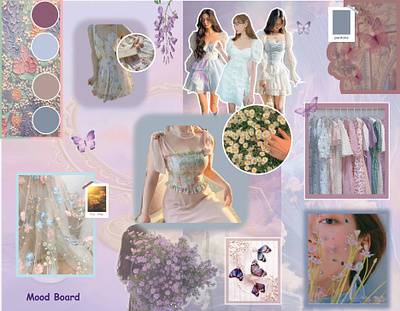 Floral Symphony of Spring Pastels : Spring Collection collection design designer dress fashion illustration product spring