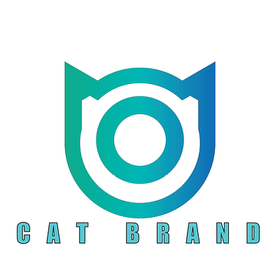 Logo of CatBrand by Omar branding design graphic design illustration logo typography ui ux vector