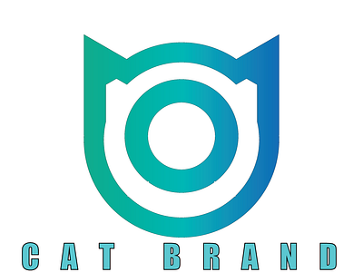 Logo of CatBrand by Omar branding design graphic design illustration logo typography ui ux vector