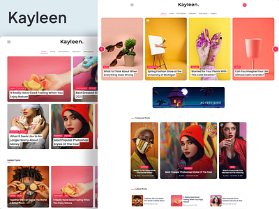 Kayleen | Blog & Magazine WordPress Theme lifestyle blog magazine template minimal blog minimal template news theme personal blog personal theme travel blog website template wordpress theme