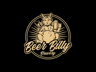 Logo for Beer Billy Brewery branding design graphic design illustration logo tshirt vector vintage