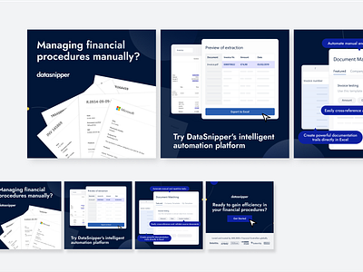 DataSnipper - Carousel Ad Design instagram ads