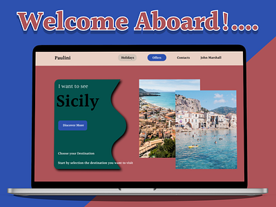Vacation Website Design aboard abroad car figma flight gate no graphic design greece italy layover location outside india passenger train travel ui user experience user interface ux vacation