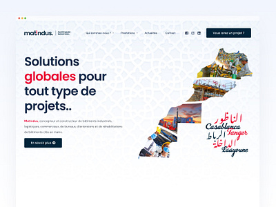 Moroccan 🇲🇦 Inspiration Tiles Website Design design ui ux web design website website design