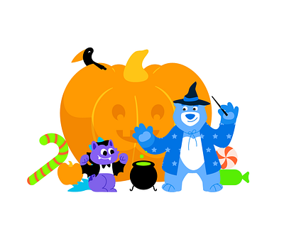 Halloween illustration branding halloween holiday illustration