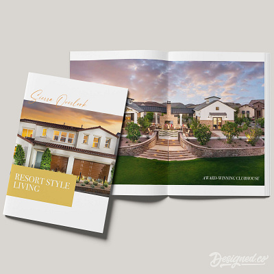 Sierra Overlook Logo & Brochure Design branding document design graphic design logo print design real estate