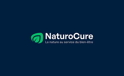 Logo NaturoCure - Naturopathy company branding graphic design logo ui webdesign
