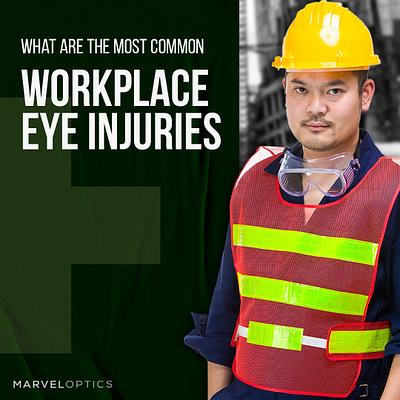 Common workplace eye injuries ad design design graphic design social media social media design