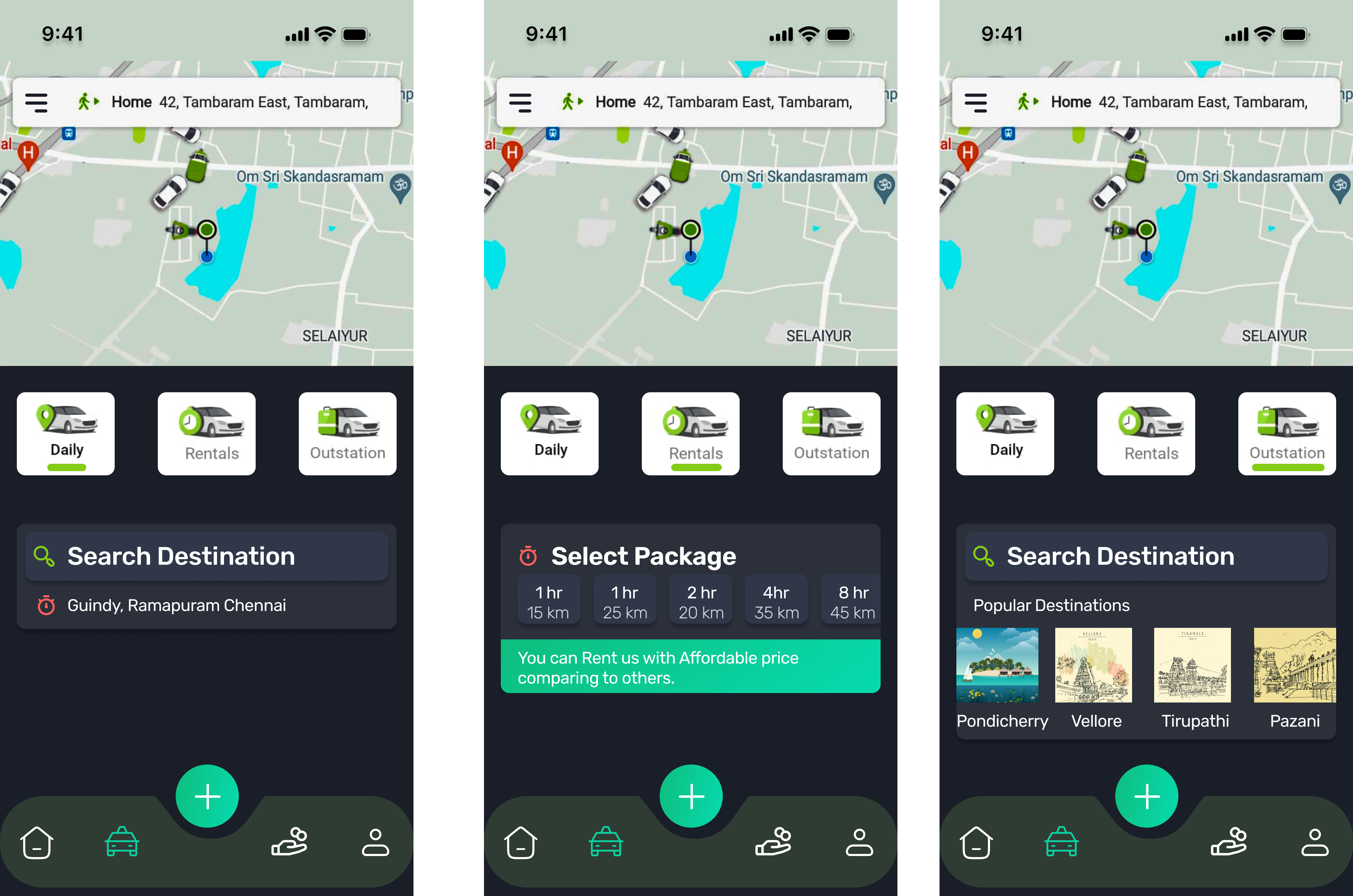 Cab service mobile app search bar 3d animation branding car app car uxui crypto graphic design logo motion graphics ui ui ux ux
