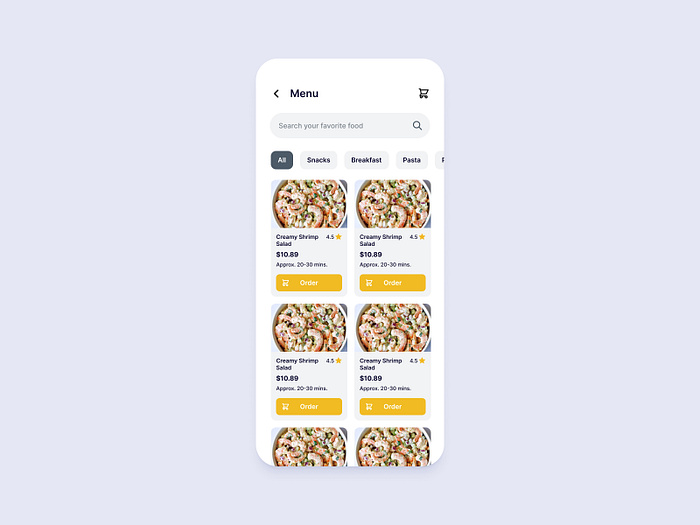 Browse thousands of Menu UI images for design inspiration | Dribbble