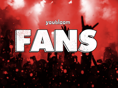 youbloom Fans art blog branding graphic design
