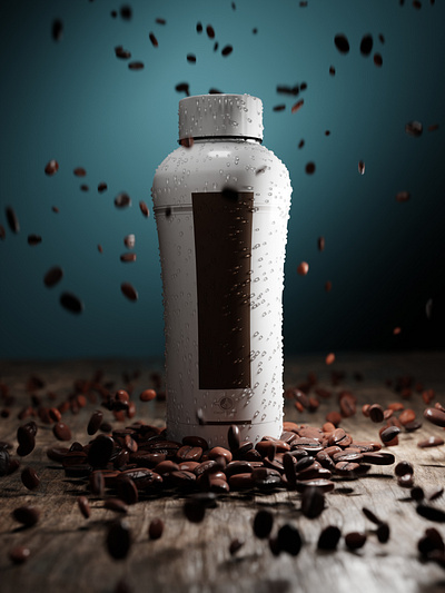 Cold coffee 3d animation branding