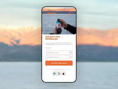 Giveaway Sign Up Page buyer design figma form giveaway graphic design leads marketing page product product design signup sing up ui ux uxui