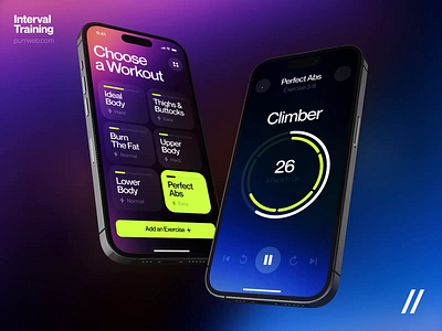 Fitness Mobile iOS App android animation app app design app interaction calculator dashboard design ios mobile mobile app mobile ui motion notifications online sport statistics ui ux workout