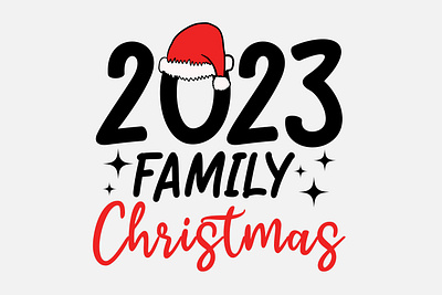 Family Christmas 2023 Funny Santa Hat T-Shirt Design christmas pajama