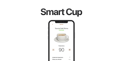 Smart Cup - Font Size Practice app coffee design figma flat font font size minimal mobile practice smart cup ui ux uxui